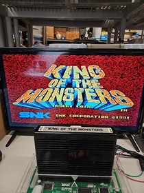 King Of The Monsters Neo Geo MVS SNK 100% AUTHENTIC - TESTED *SECURITY SEAL*