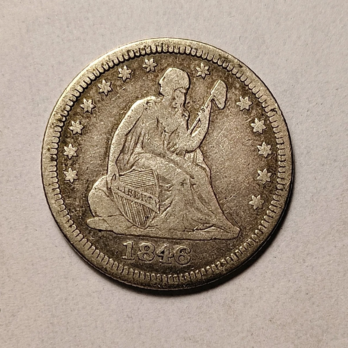 1846 Year Seated Liberty US Quarters (1838-1891) for sale | eBay