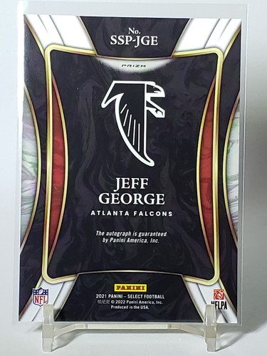 Jeff George AUTO SILVER SIGNATURES 2021 Panini Select #SSP-JGE - Picture 2 of 2