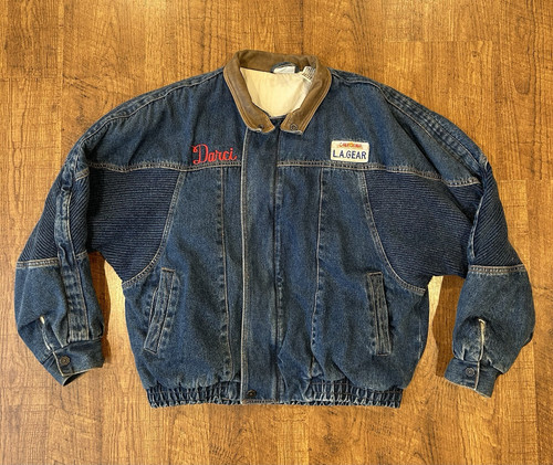 LA Gear Vintage Jeansjacke Heavyweight Größe M - Bild 1 von 11