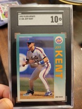 1992 Fleer Update Jeff Kent RC #U-104 New York Mets SGC 10 GEM MINT