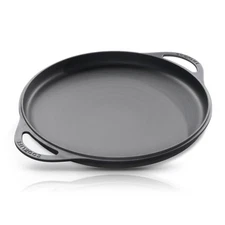 12" Pre-Seasoned Lightweight Cast Iron Griddle, Oven/Stove/Grill/Campfire Use