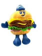 Culver's 40th Birthday Limited Edition Collectible Plush Deluxe Butter Burger 6"