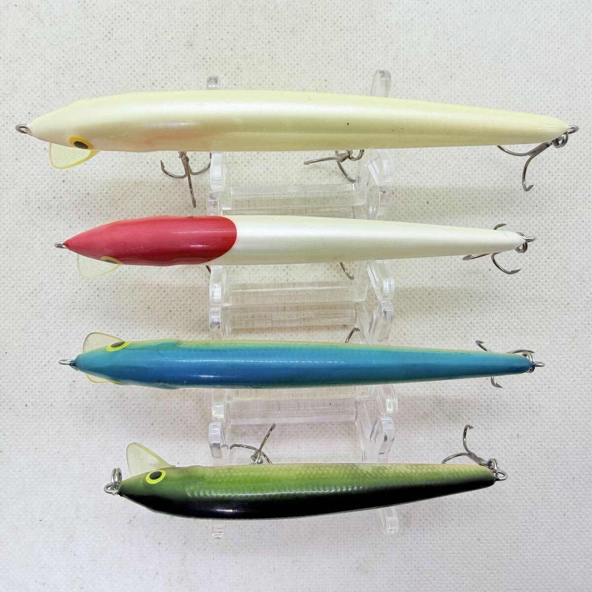 Rapala Husky Jerk Lures Set 4pcs HJ-14, HJ-12, HJ-10 Used/Good Condition - Image 5