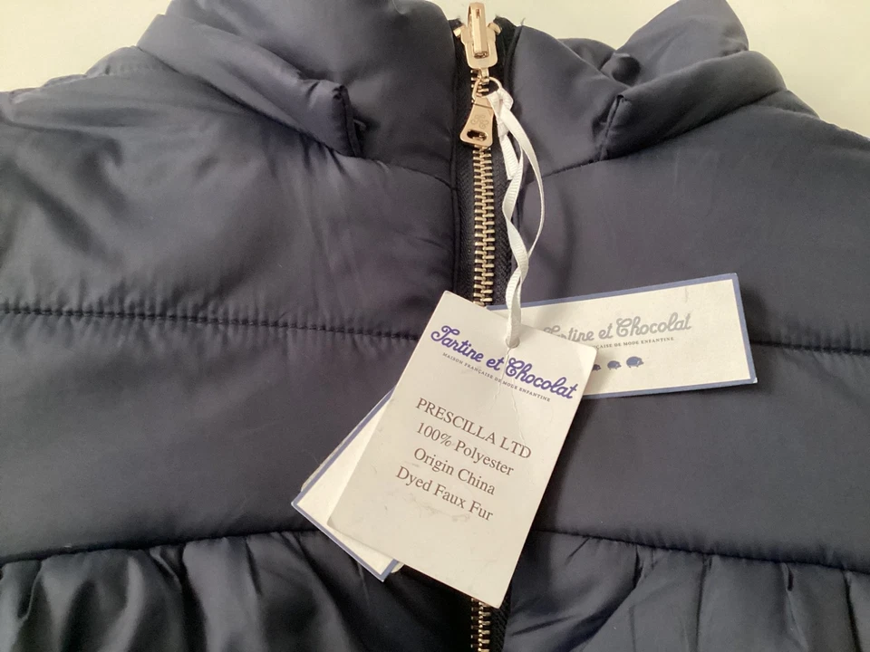 Tartine et chocolate niñas reversible invierno chaqueta talla 12 Foto 4 de 4