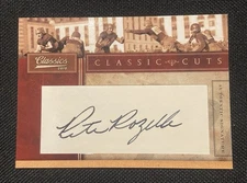 2010 Panini Classic Cuts PETE ROZELLE AUTO /10 Cut Signature Autograph NFL RC SP