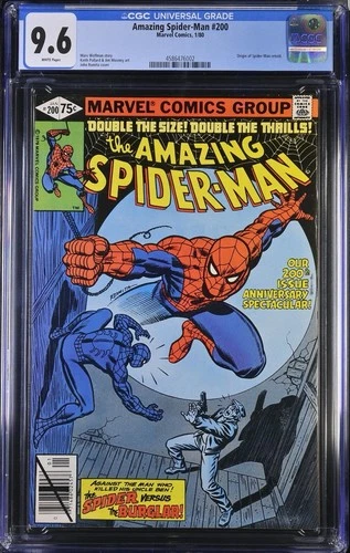 Amazing Spider-Man #200 (1980) – CGC 9.6 WHITE – Origin Retold, Romita Cover