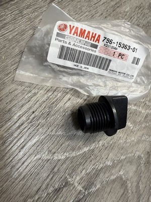 Yamaha Golf Cart Oil Plug Cap 796-15363-01 Genuine OEM 1996-Up