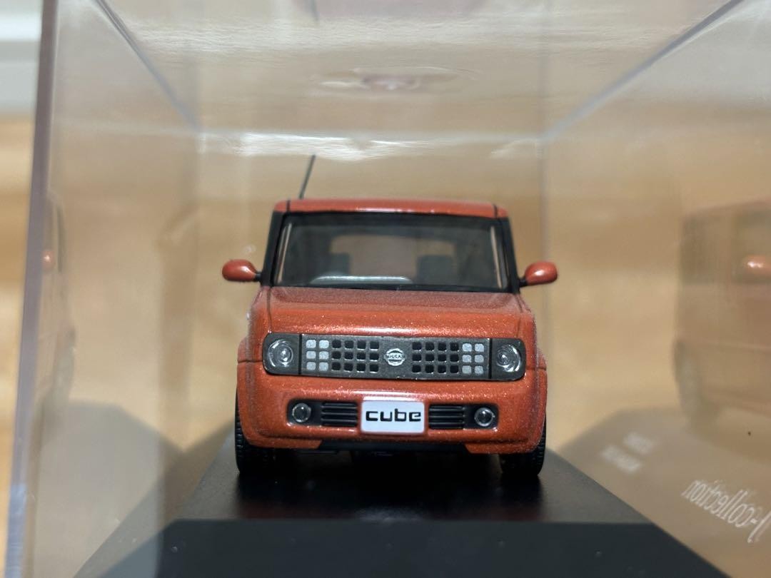 京商 J-collection 1/43 日産 キューブ オレンジ Kyosho J