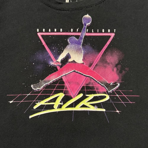 Jordan Brand of Flight Graphic Tee Black T-Shirt Short Sleeve Size 7 - Picture 2 of 6