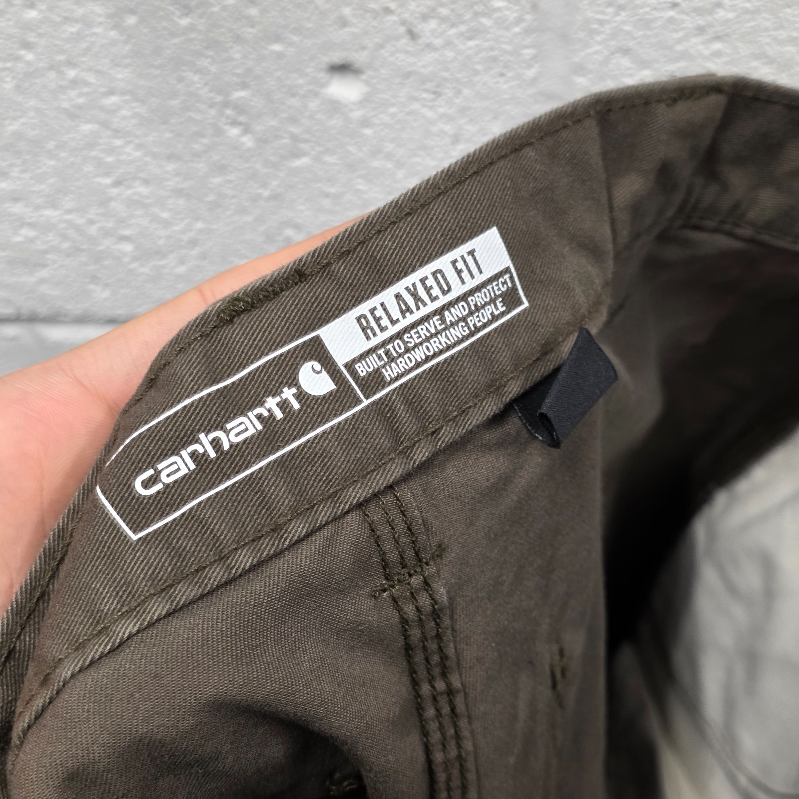 Carhartt Pants Mens  Brown Relaxed Fit Twill Utility Work Carpenter 32x32 thumbnail 5