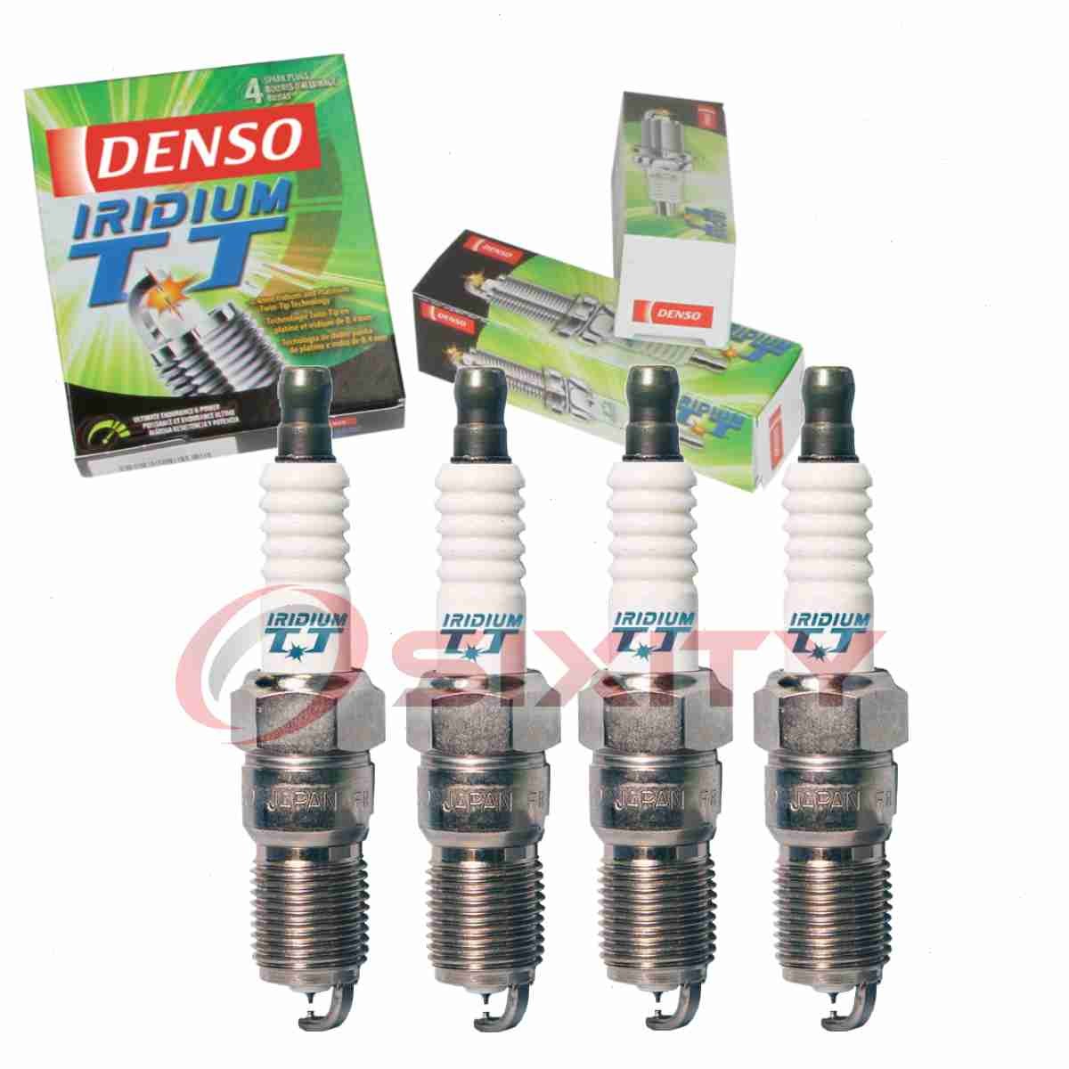 4 pc Denso Iridium TT Spark Plugs for 1998-2001 Mazda B2500 2.5L L4 Ignition lc