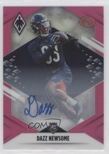 2021 Panini Phoenix Rookie Pink Auto 66/99 Dazz Newsome #198 Auto n0c