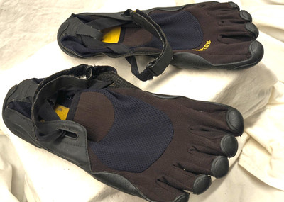 Vibram Five Fingers EVO Training Black Shoes Men Size Eur 43 US 10-10.5 Great