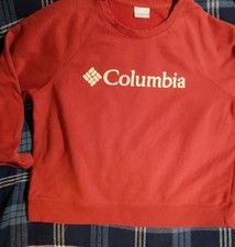 Columbia XXL Crewneck Women's Or Unisex Red Sweatshirt