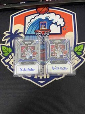 Mike Miles Jr 2023-24 Panini Prizm Blue Auto RC #SS-JR /49 Lot2 Mavericks XD97