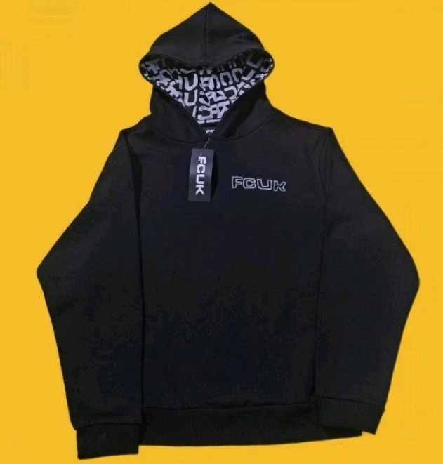 Pull à Capuche French Connection Homme - Noir - Taille L - Coton (occasion)
