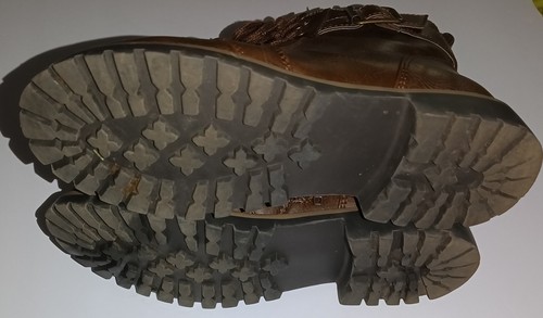 Cliff White Mountain Women's Short Brown Lace Up Boots Size 6.5 - Picture 4 of 5