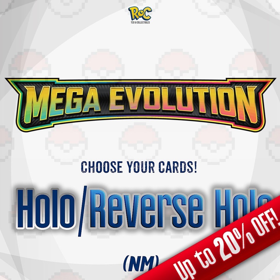Mega Evolution (Holo/Reverse Holo) pick your card! Complete your set! - Pokemon