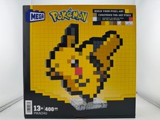 Mega Pokemon Costruisci il tuo Pixel Art Pikachu Kit nuovo con scatola