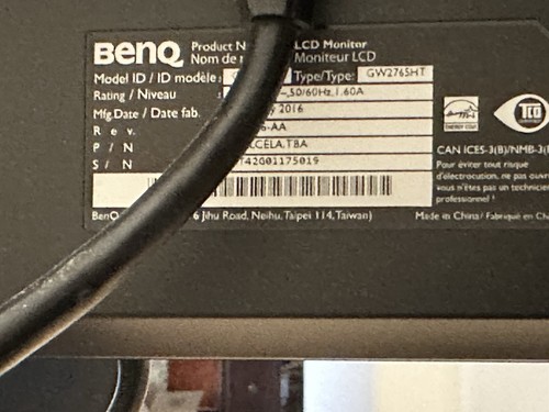 BenQ GW2765HT 27" 2560 x 1440p. 2k IPS Monitor LED LCD - Picture 2 of 2