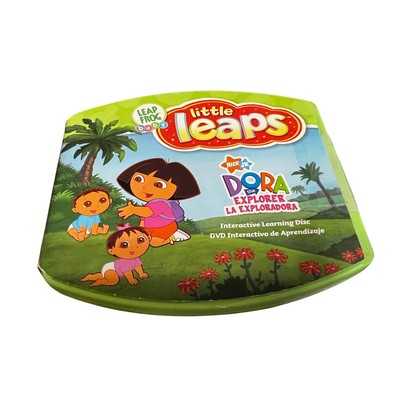 Leap Frog Little Leaps- Dora the Explorer Disney Interactive Disc DVD 9+ Months