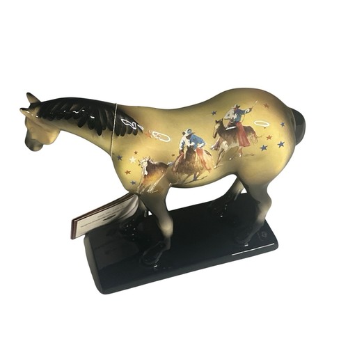 The Trail Of Painted Ponies Rodeo Dreams 12313 Jim Knauf Figura Cavallo - Foto 4 di 5