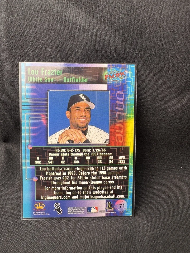 1998 Pacific Online - Lou Frazier #171 - Image 2 of 2