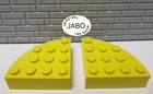 (F6/6/3) LEGO 2x2577 Quarter Brick Round Brick 4x4 Yellow 4513 6263 6254 6279