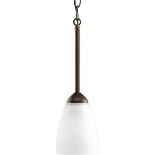 Progress Lighting P5113 Nickel Gather Single Light 4"W Mini Pendant - Picture 7 of 11