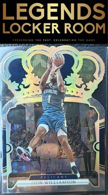 2023-24 Panini Crown Royale #21 Zion Williamson Crystal Gold #/10