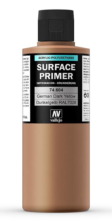 Vallejo 74.604 - Dark Yellow, 200 Ml