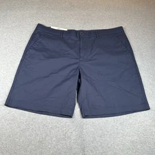 English Laundry CEO Midway Shorts Mens 40 Flat Front Stretch Blue 9” Inseam NWT