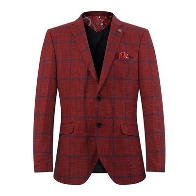 Elie Balleh Boy's Plaid Blazers Sports Coat Jacket