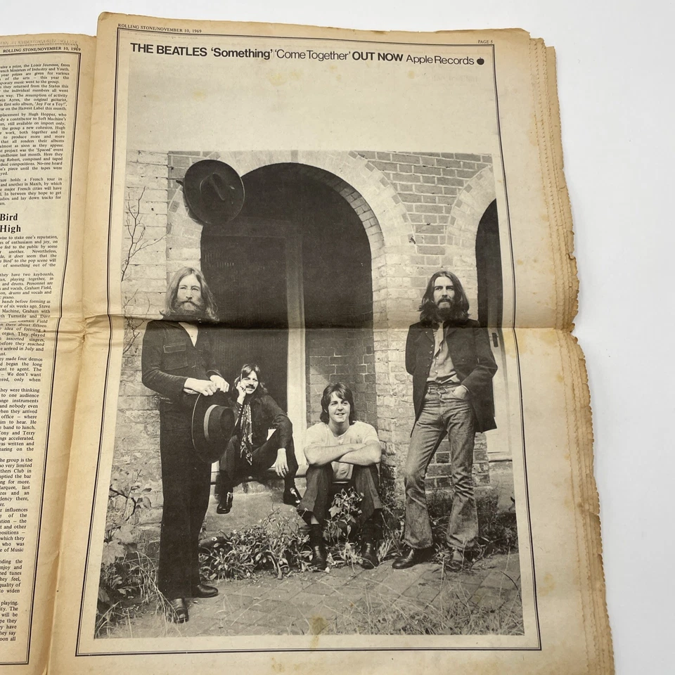 Rolling Stone Magazine No 45 UK 2/6 November 10, 1969 Arthur Brown Kinks      W9 - Image 4 of 4