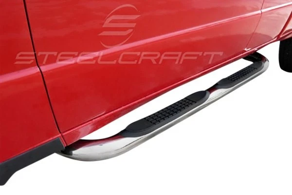 For Ford Ranger 99-11 SteelCraft 211207 3" Cab Length Polished Round Side Bars Foto 4 de 4