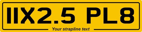 METAL PLATE - Bike Motorcycle Registration Reg No ALUMINIUM NUMBER SHOW PLATES - Picture 12 of 17