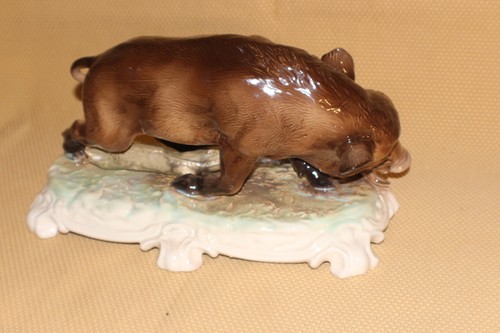 Großes Porzellan Wildschwein 40x22x23 cm Cluj #5233 - Bild 10 von 10