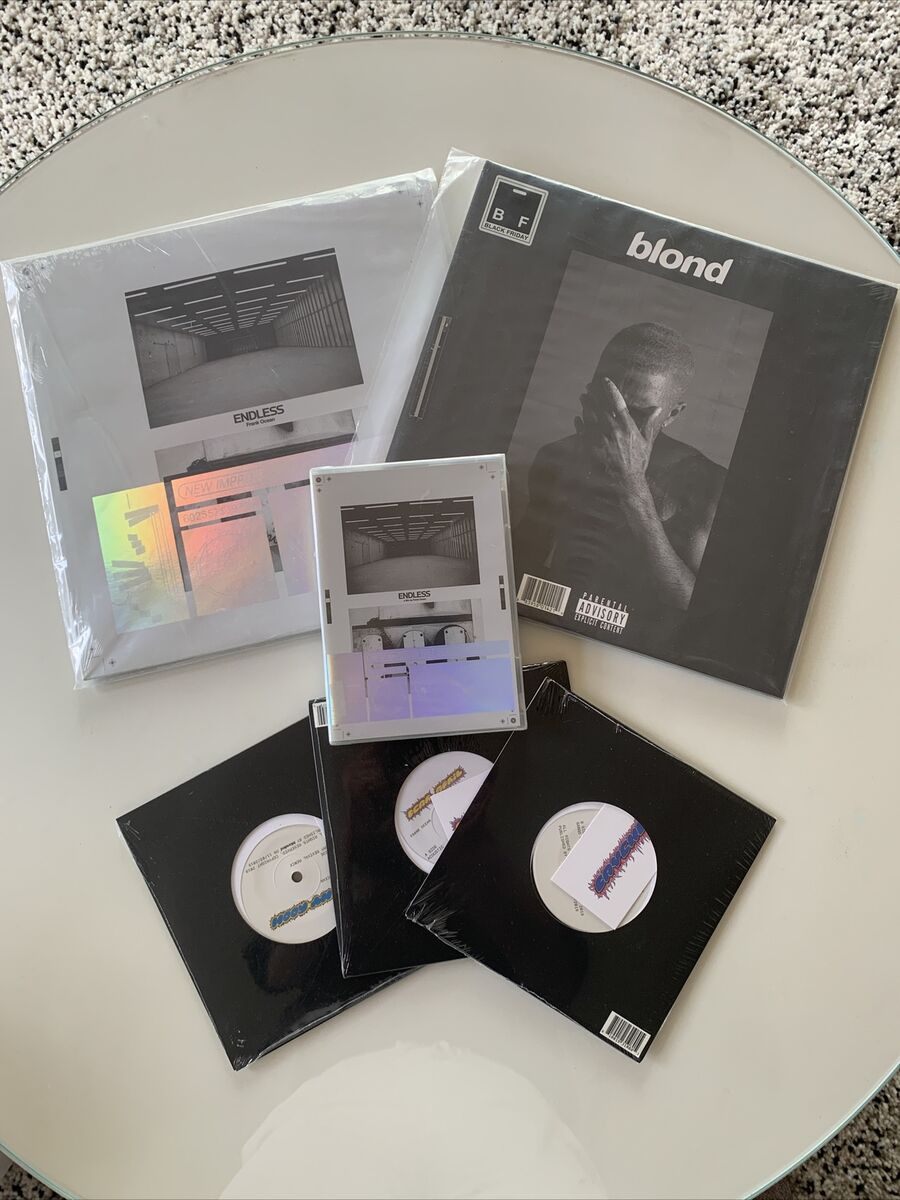 FRANK OCEAN SEALED COLLECTION. BLOND BF, ENDLESS & SINGLES FRANK OCEAN SEALED COLLECTION. BLOND BF, ENDLESS & SINGLES
