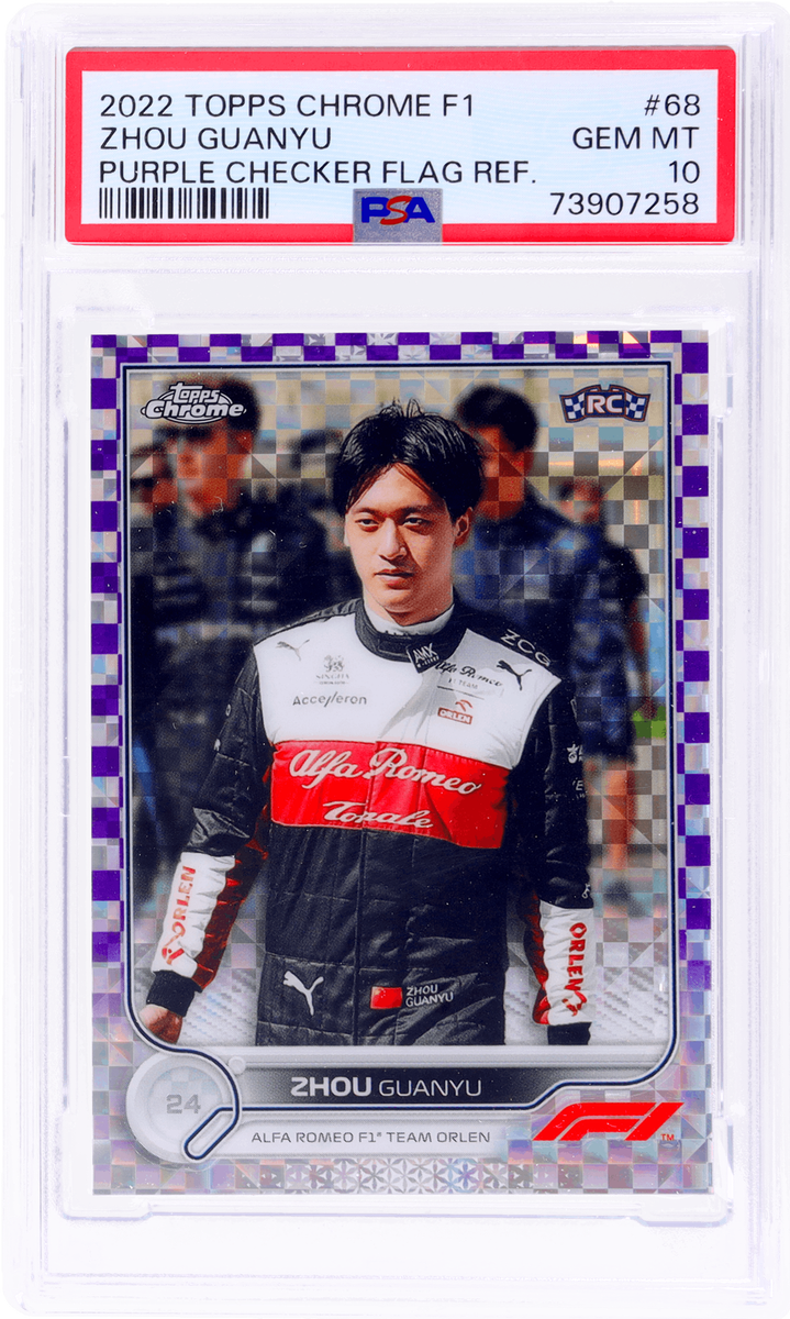 2022 Topps F1 Zhou Guanyu 199シリpsa10