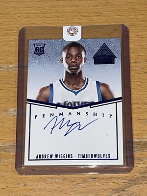 スポーツ選手 Panini Noir Andrew Wiggins RC patch auto 2014-15 Panini Noir Basketball Details - Beckett News