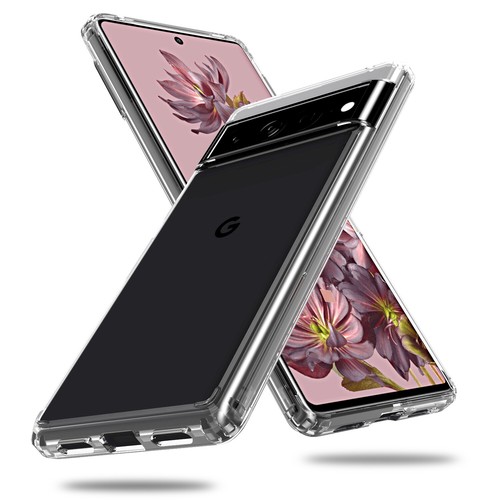 For Google Pixel 7/7a/8/8 Pro Case Clear Rugged Cover /HD Glass Screen Protector - 第 6/44 張圖片