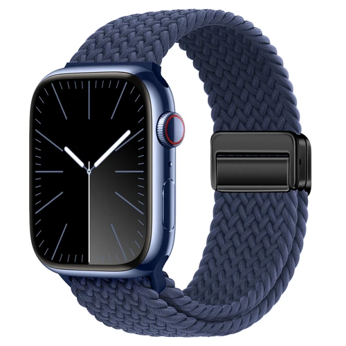 Magnet Nylon Armband für Apple Watch Ultra 2 49mm & Serie 1-9,Ersatzband 38-45mm - Bild 101 von 101