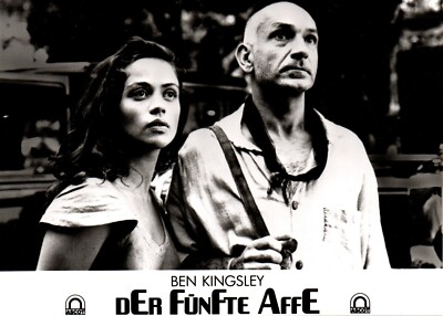 5 Pressefotos, DER FÜNFTE AFFE, von Eric Rochat, mit Ben Kingsley, USA 1990
