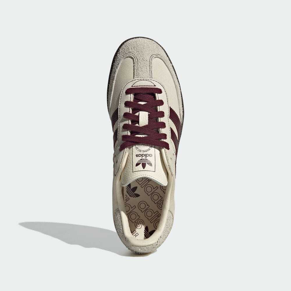 IG1987 adidas Originals WMNS Samba OG Wonder White Maroon