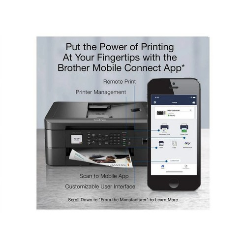 Brother MFC-J1010DW Inkjet All-in-One Printer with Wireless,Duplex Printing - Picture 5 of 6