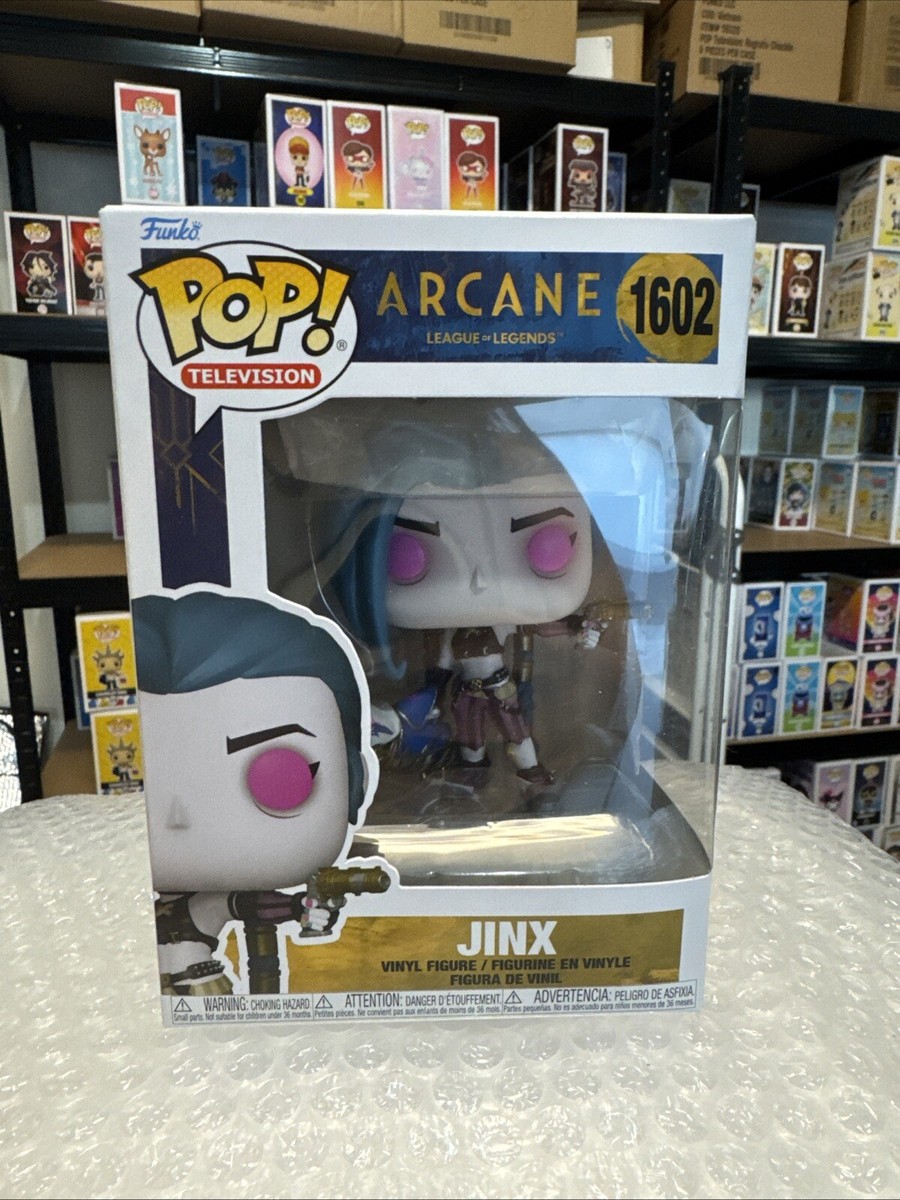 Funko Pop! TV: Arcane League of Legends - Jinx #1602 w Funko Pop! TV: Arcane League of Legends - Jinx #1602 w