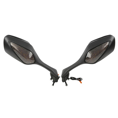 Rear View Mirrors w/ LED Turn Signal Fit For Honda CBR1000RR 2008-2012 2011 2010 - Picture 9 of 12