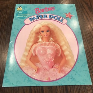 Vintage-Barbie-Paper-Doll-Uncut-Book-1994-By-Golden-Books
