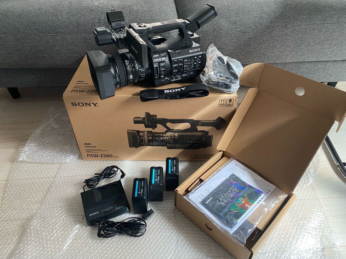 Sony PXW-Z280 4K 3-CMOS 1/2 inch Sensor XDCAM Camcorder in